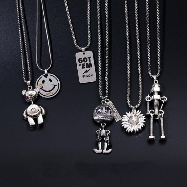 chains south korea's hip hop rock metal chain tassel long necklace, fashion and individuality of retro couple pendant party gift, Silver
chains south korea's hip hop rock metal chain tassel long necklace, fashion and individuality of retro couple pendant party gift, Silver
