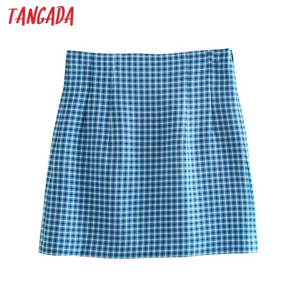 skirts tangada 2021 women blue plaid print faldas mujer zipper french style female mini skirt je65, Black
skirts tangada 2021 women blue plaid print faldas mujer zipper french style female mini skirt je65, Black