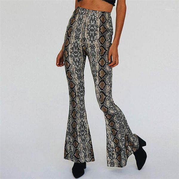 women's pants & capris women fashion high waist snake print ladies zippers long loose flare spring summer autumn casual trousers#25a, Black;white
women's pants & capris women fashion high waist snake print ladies zippers long loose flare spring summer autumn casual trousers#25a, Black;white