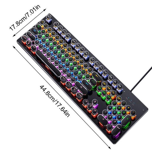 keyboards gaming keyboard retro keycap backlit wired mechanical for pc computer desklaptop
keyboards gaming keyboard retro keycap backlit wired mechanical for pc computer desklaptop