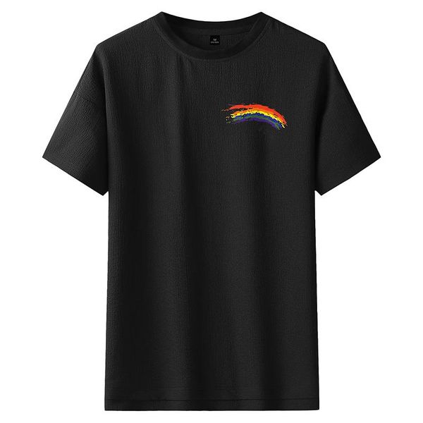 men's t-shirts fashion rainbow print t-shirt ice feel short sleeve comfortable lightweight de los hombres, White;black
men's t-shirts fashion rainbow print t-shirt ice feel short sleeve comfortable lightweight de los hombres, White;black