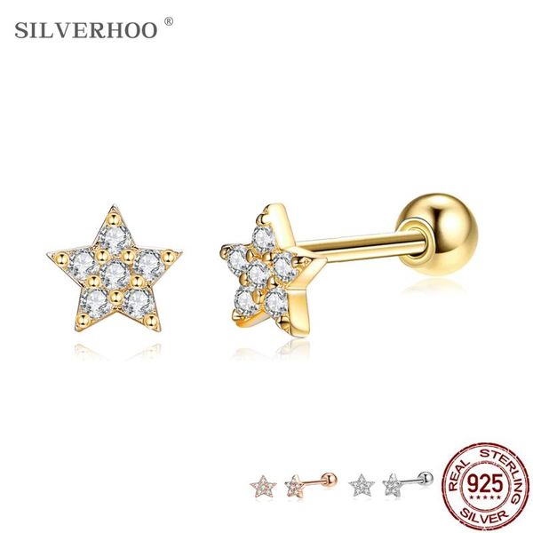 genuine 925 sterling silver shining star stud earrings for women trendy cubic zirconia tiny earring jewelry, Golden;silver
genuine 925 sterling silver shining star stud earrings for women trendy cubic zirconia tiny earring jewelry, Golden;silver