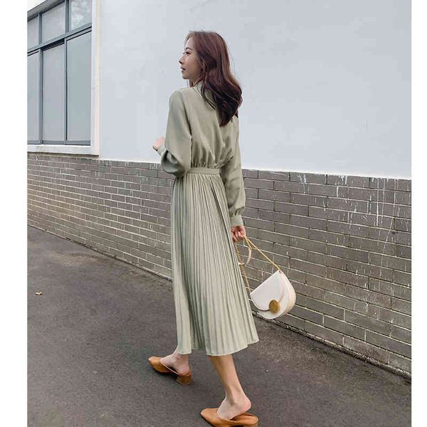jxmyy intage bow neck single-breasted women a-line dress spring casual elastic high waist belted female pleated dress 4.9 210412, Black;gray
jxmyy intage bow neck single-breasted women a-line dress spring casual elastic high waist belted female pleated dress 4.9 210412, Black;gray