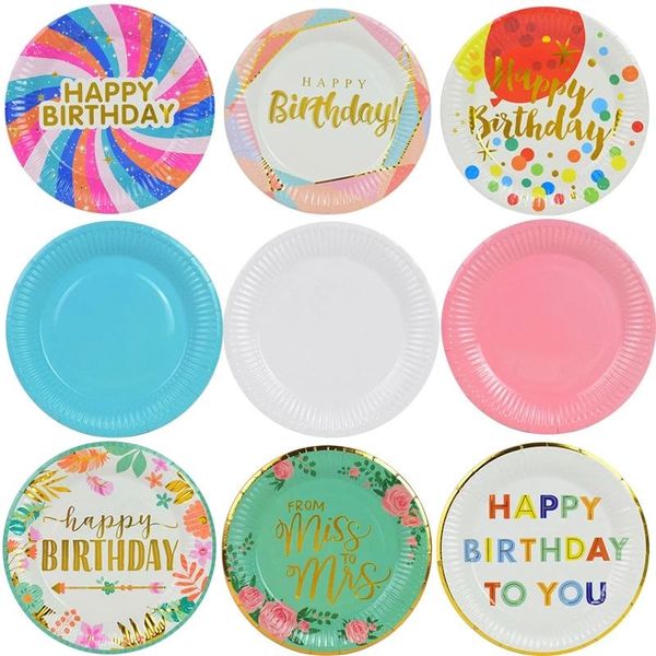 disposable dinnerware 10pcs birthday party tableware plate 18inch colorful paper plates for home baby shower wedding decor supply
disposable dinnerware 10pcs birthday party tableware plate 18inch colorful paper plates for home baby shower wedding decor supply
