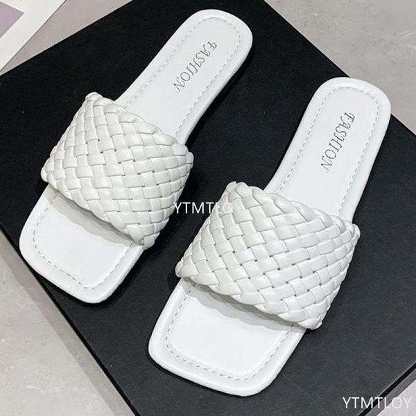 brand design weaving slippers women elegant solid summer beach shoes flat slides flip flops zapatillas casa mujer, Black
brand design weaving slippers women elegant solid summer beach shoes flat slides flip flops zapatillas casa mujer, Black