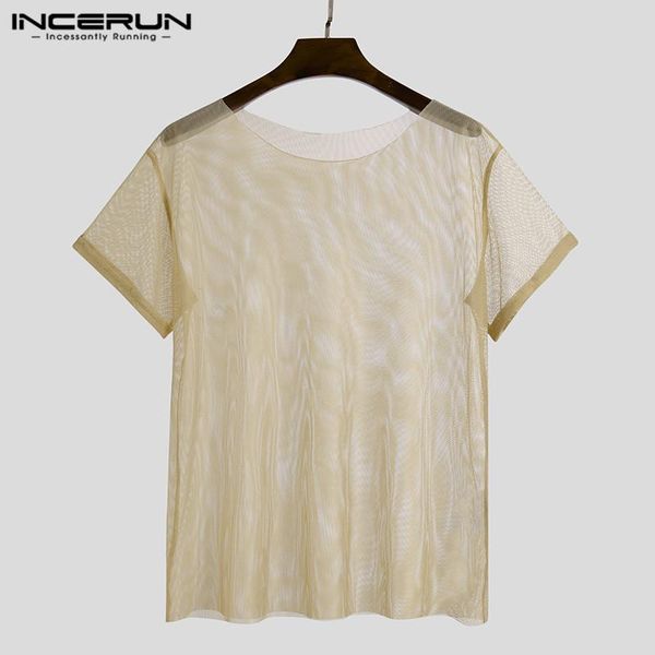 men's t-shirts men mesh t shirt transparent o neck short sleeve beach tee streetwear fashion party nightclub incerun s-5xl, White;black
men's t-shirts men mesh t shirt transparent o neck short sleeve beach tee streetwear fashion party nightclub incerun s-5xl, White;black
