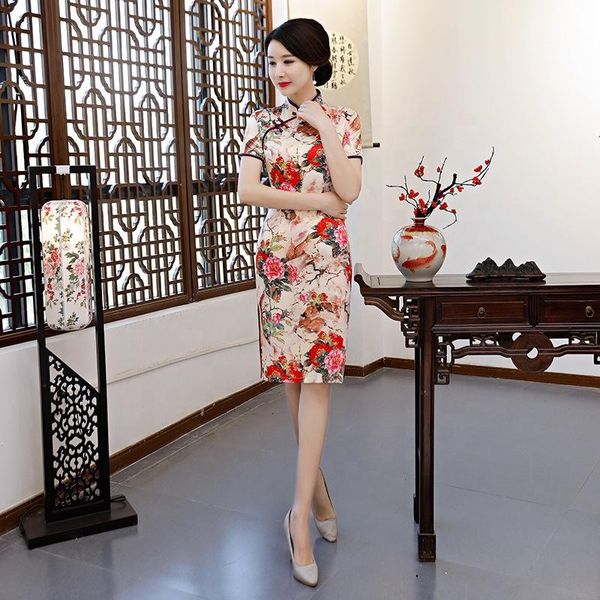 ethnic clothing wholesale chinese traditional qipao latest fashion retro floral cheongsam dress prom for women, Red
ethnic clothing wholesale chinese traditional qipao latest fashion retro floral cheongsam dress prom for women, Red