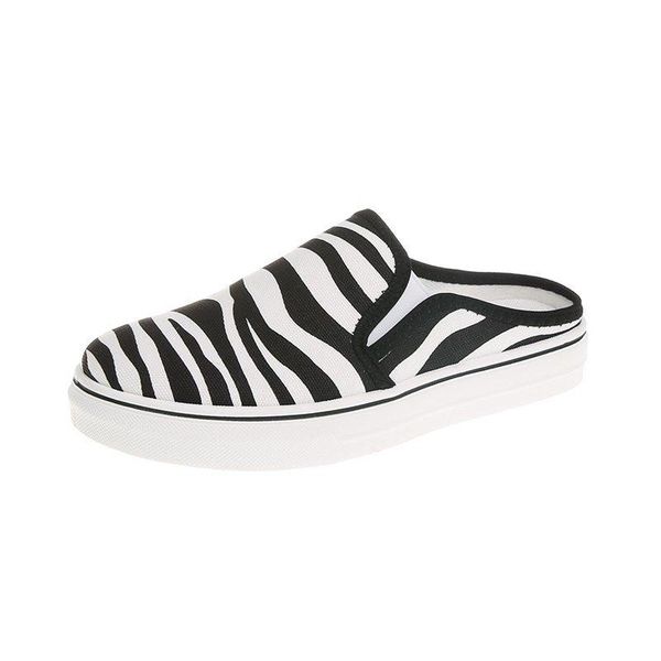 one-step all-match trend half slippers leopard zebra pattern casual fashion comfortable women shoes, Black
one-step all-match trend half slippers leopard zebra pattern casual fashion comfortable women shoes, Black