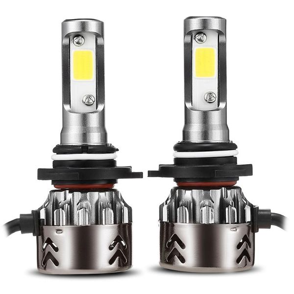 car headlights mini6 60w 9006 led headlight 6000k 6000lm bulbs lights