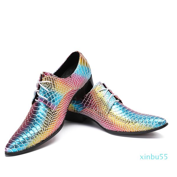 lace up italian dress shoes spring summer shoes men snakeskin print rainbow color pointy toe oxfords mens leather shoes, Black
lace up italian dress shoes spring summer shoes men snakeskin print rainbow color pointy toe oxfords mens leather shoes, Black