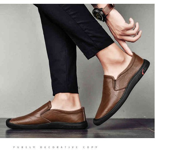 dress shoes 2021fashion men casual genuine leather loafers moccasins slip on light breathable 's flats male driving 6iq6, Black
dress shoes 2021fashion men casual genuine leather loafers moccasins slip on light breathable 's flats male driving 6iq6, Black