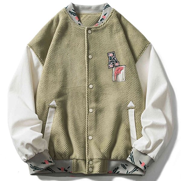 men's jackets lacible harajuku hip hop veet shredded bomber man's jacket streetwear autumn embroidered baseball outwear, Black;brown
men's jackets lacible harajuku hip hop veet shredded bomber man's jacket streetwear autumn embroidered baseball outwear, Black;brown