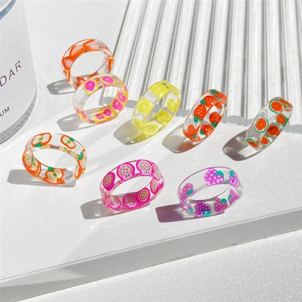 korean fashion fresh fruits transparent resin acrylic ring for women girls design strawberry lemon finger jewelry gifts wedding rings, Slivery;golden
korean fashion fresh fruits transparent resin acrylic ring for women girls design strawberry lemon finger jewelry gifts wedding rings, Slivery;golden
