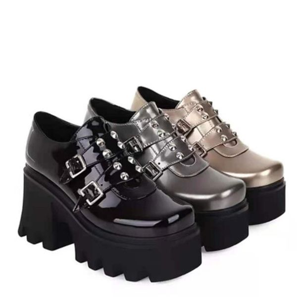 high heel large 43 single women's 2021 autumn rivet square head belt buckle fashion small leather sho, Black
high heel large 43 single women's 2021 autumn rivet square head belt buckle fashion small leather sho, Black