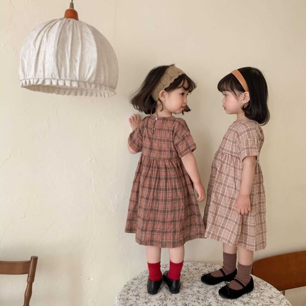 kids plaid checks cotton dress for summer girls sundress toddler casual clothing 2yrs old 210529, Red;yellow
kids plaid checks cotton dress for summer girls sundress toddler casual clothing 2yrs old 210529, Red;yellow