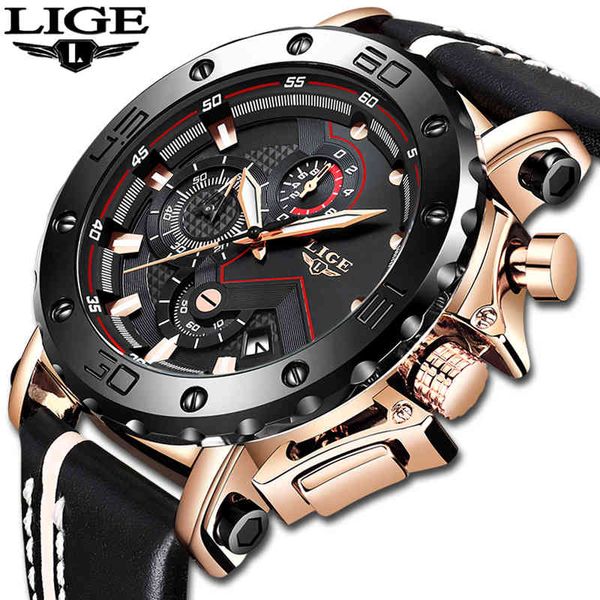watches 2021lige fashion mens brand luxury big dial military quartz leather waterproof sport chronograph men, Slivery;brown
watches 2021lige fashion mens brand luxury big dial military quartz leather waterproof sport chronograph men, Slivery;brown