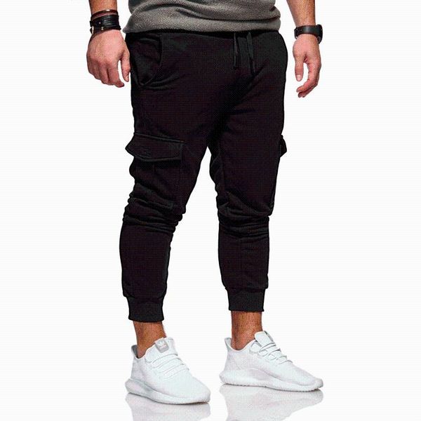 men's pants men casual tracksuit loose sport fit jogging joggers sweat cargo harem trousers pure colors, Black
men's pants men casual tracksuit loose sport fit jogging joggers sweat cargo harem trousers pure colors, Black
