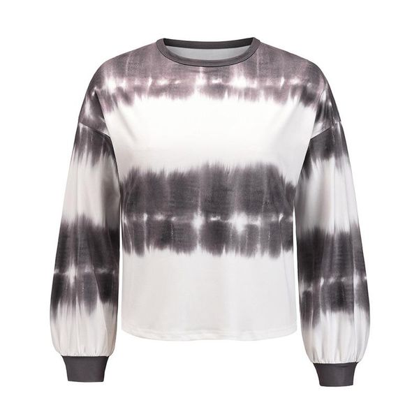 women's hoodies & sweatshirts xuxi autumn 2021 women thin o-neck gradient tie-dye long sleeve fashion loose casual femme pullovers fz2, Black
women's hoodies & sweatshirts xuxi autumn 2021 women thin o-neck gradient tie-dye long sleeve fashion loose casual femme pullovers fz2, Black
