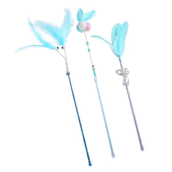cat toys hoopet interactive stick feather with small bell kitten funny colorful pet supplies
cat toys hoopet interactive stick feather with small bell kitten funny colorful pet supplies