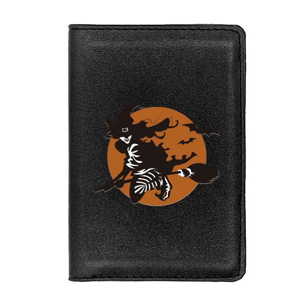 card holders leather halloween witch printing travel passport cover id case, Brown;gray
card holders leather halloween witch printing travel passport cover id case, Brown;gray