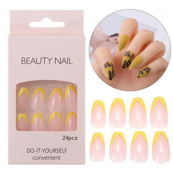 24pcs ballerina fake nails candy color abstract art natural coffin follow nail tips abs full coverage diy manicure1, Red;gold
24pcs ballerina fake nails candy color abstract art natural coffin follow nail tips abs full coverage diy manicure1, Red;gold