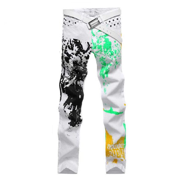men's jeans fall white fashion fashion print men's trousers elastic comfort youth pants plus size 28-42 blancs gye6, Blue
men's jeans fall white fashion fashion print men's trousers elastic comfort youth pants plus size 28-42 blancs gye6, Blue