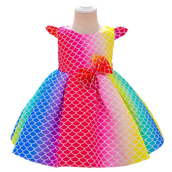 1st birthday dress for baby girls dresses kids clothes children princess rainbow bow performance formal clothing b8109, Red;yellow
1st birthday dress for baby girls dresses kids clothes children princess rainbow bow performance formal clothing b8109, Red;yellow