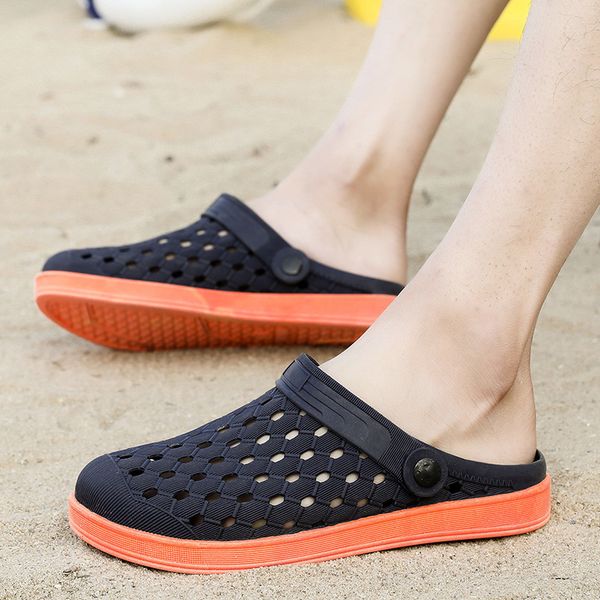 2020 summer new men's sandals soft soled non slip holed shoes men's dual purpose lovers beach shoes vietnam half towman, Black
2020 summer new men's sandals soft soled non slip holed shoes men's dual purpose lovers beach shoes vietnam half towman, Black
