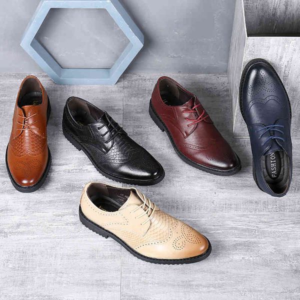 spring busins men's shoes bullock british style carved fashion leather, Black
spring busins men's shoes bullock british style carved fashion leather, Black