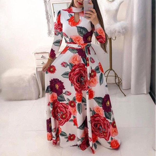 casual dresses boho summer long dress women's sleeve bandage loose sundress print o-neck button down plus size maxi vestido, Black;gray
casual dresses boho summer long dress women's sleeve bandage loose sundress print o-neck button down plus size maxi vestido, Black;gray