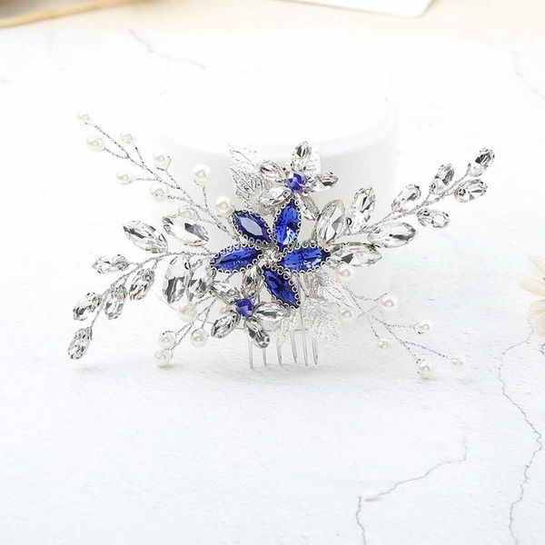 wedding hair comb blue rhinestone bridal accessories bride and bridesmaid silver
wedding hair comb blue rhinestone bridal accessories bride and bridesmaid silver
