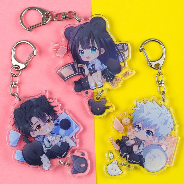 keychains anime keychain shi guang dai li ren cheng xiaoshi luguang acrylic keyring strap figure set of 3, Silver
keychains anime keychain shi guang dai li ren cheng xiaoshi luguang acrylic keyring strap figure set of 3, Silver