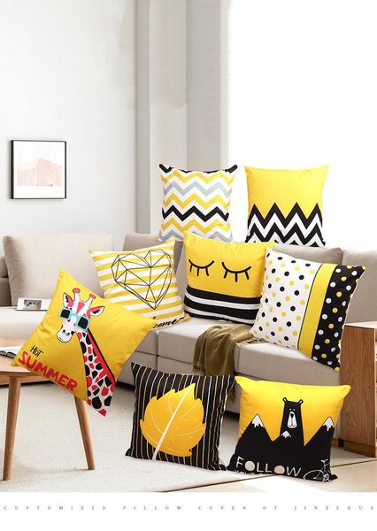 pillow case style geometric yellow pillowcase decorative cushion for sofa diy printed chair car christmas home decoration
pillow case style geometric yellow pillowcase decorative cushion for sofa diy printed chair car christmas home decoration