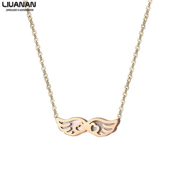 pendant necklaces angel collar fashion jewelry heavenly charm necklace for women stainless steel accessories, Silver
pendant necklaces angel collar fashion jewelry heavenly charm necklace for women stainless steel accessories, Silver