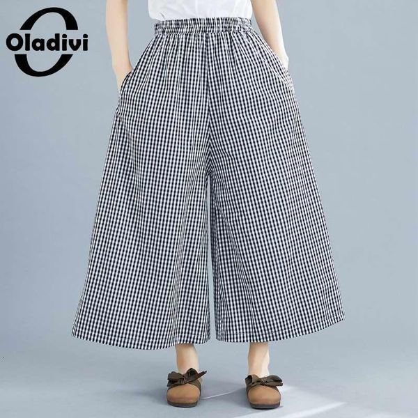 women's & oladivi plus size wide straight plaid pants women casual loose pant spring summer capris big leg trousers black blue 3xl, Black;white
women's & oladivi plus size wide straight plaid pants women casual loose pant spring summer capris big leg trousers black blue 3xl, Black;white