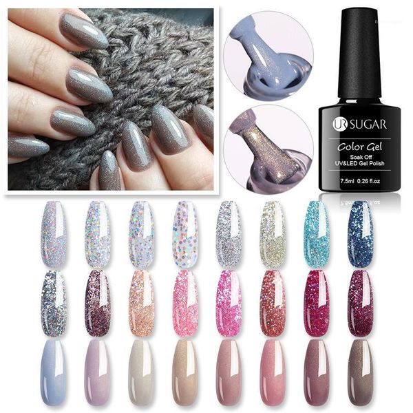 sugar 7.5ml holograhic glitter color uv gel silver sequin semi permanent soak off led nail art polish varnish1, Red;pink
sugar 7.5ml holograhic glitter color uv gel silver sequin semi permanent soak off led nail art polish varnish1, Red;pink