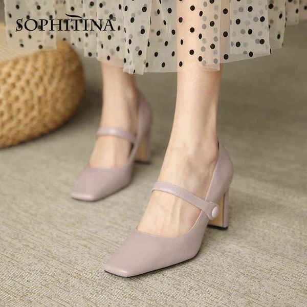 sophitina spring high heel female shoes square toe elegant purple leather shoes metal decoration tpr non-slip women pumps ao168 210513, Black
sophitina spring high heel female shoes square toe elegant purple leather shoes metal decoration tpr non-slip women pumps ao168 210513, Black