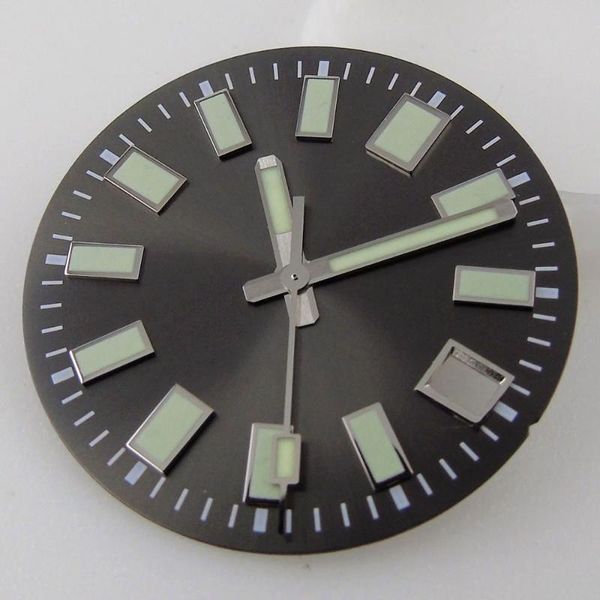 repair tools & kits 29mm super lume watch dial+solid c3 hands fit for nh35/nh35a movement date window black/blue/gray color replacements
repair tools & kits 29mm super lume watch dial+solid c3 hands fit for nh35/nh35a movement date window black/blue/gray color replacements