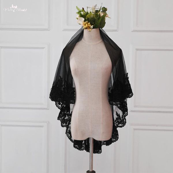 bridal veils lzp337 real picture accessories wedding veil 1.5 meters black applique blusher
bridal veils lzp337 real picture accessories wedding veil 1.5 meters black applique blusher