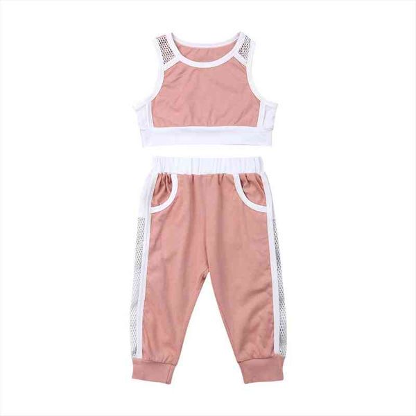 1 6years girls mesh tracksuit crop long pants 2pcs outfits sports clothes, White
1 6years girls mesh tracksuit crop long pants 2pcs outfits sports clothes, White