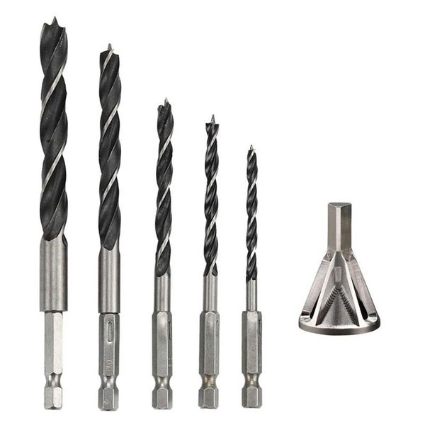 professional drill bits deburring external chamfer tool steel remove burr fit size 8-32 bolt, 5pcs hex shank twist bit set quick change wood
professional drill bits deburring external chamfer tool steel remove burr fit size 8-32 bolt, 5pcs hex shank twist bit set quick change wood