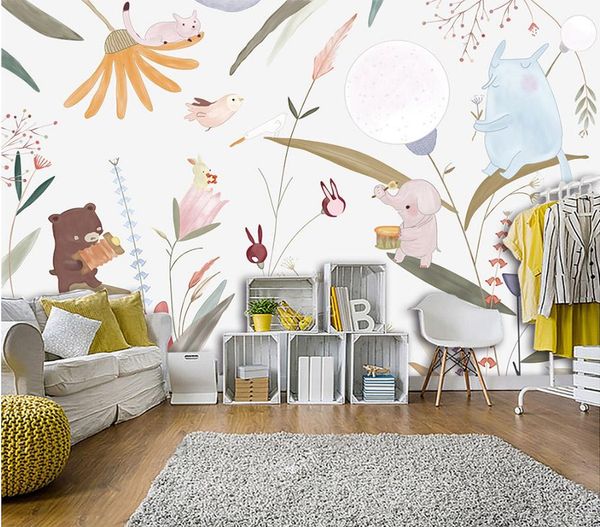 wallpapers tuya art cute cartoon animal and flowers mural wallpaper decoration for kid's bed room nursuary discount
wallpapers tuya art cute cartoon animal and flowers mural wallpaper decoration for kid's bed room nursuary discount