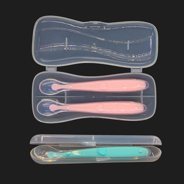 1Pcs Soft Head Spoon Storage Box Baby Supplies Food Grade PP Tableware Box Transparent Baby Spoon Storage Box
1Pcs Soft Head Spoon Storage Box Baby Supplies Food Grade PP Tableware Box Transparent Baby Spoon Storage Box