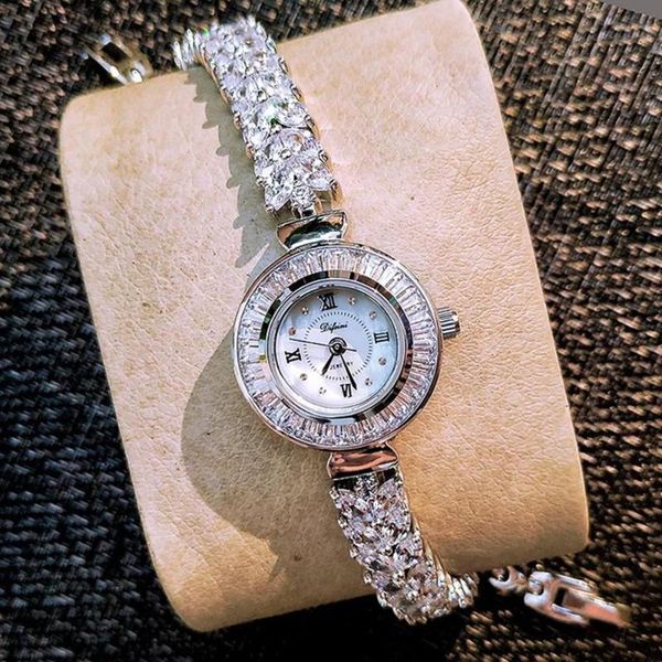 fashion women full crystals jewelry watches luxury rhinestone bracelet watch waterproof quartz roman wrist lotus wristwatches, Slivery;brown
fashion women full crystals jewelry watches luxury rhinestone bracelet watch waterproof quartz roman wrist lotus wristwatches, Slivery;brown