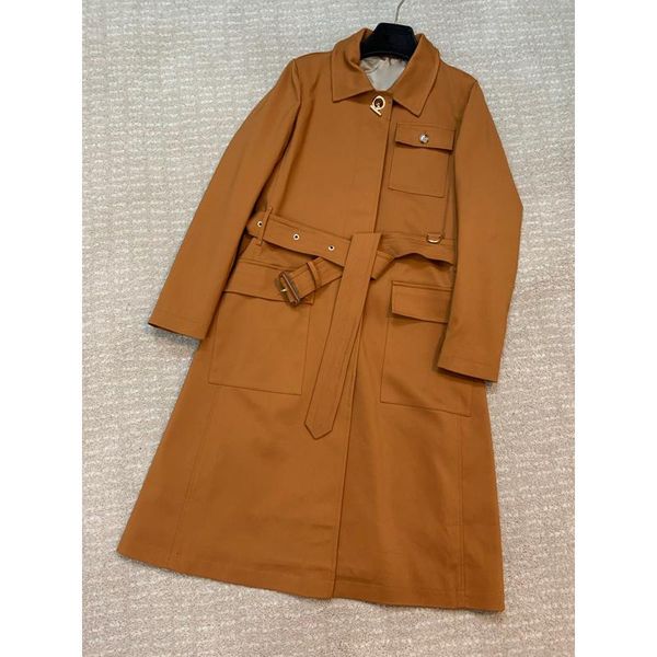 women's trench coats quality end 10.11 high 2021 autumn fashion temperament solid color big pocket design with belt midi-length coat wo, Tan;black
women's trench coats quality end 10.11 high 2021 autumn fashion temperament solid color big pocket design with belt midi-length coat wo, Tan;black