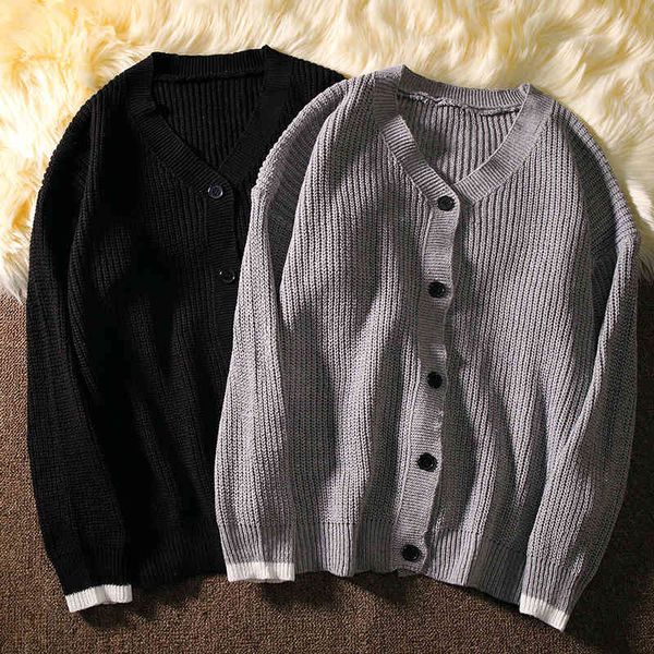 men's sweaters all-match knitted , autumn and winter casual loose , solid color v-neck long-sleeved 201111 lmgb, White;black
men's sweaters all-match knitted , autumn and winter casual loose , solid color v-neck long-sleeved 201111 lmgb, White;black