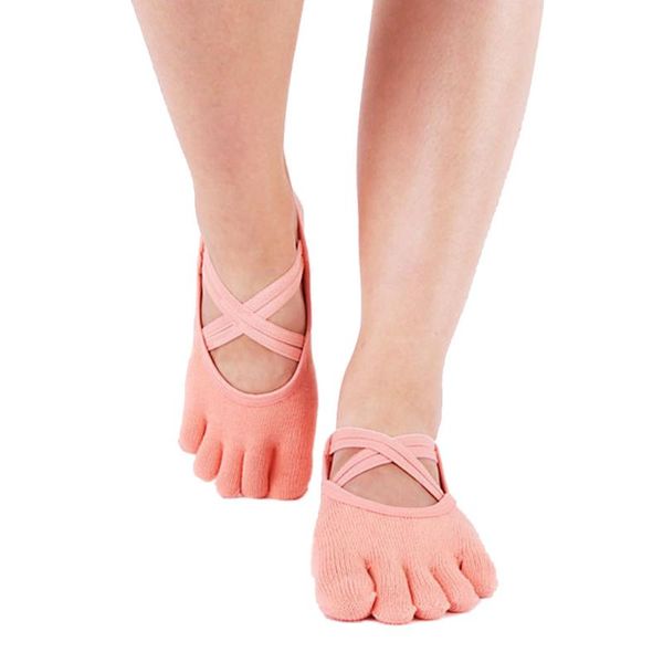 sports socks women sweatproof yoga with bandage exercise backless five fingers fitness gym non slip elastic dance pilates ballet, Black
sports socks women sweatproof yoga with bandage exercise backless five fingers fitness gym non slip elastic dance pilates ballet, Black