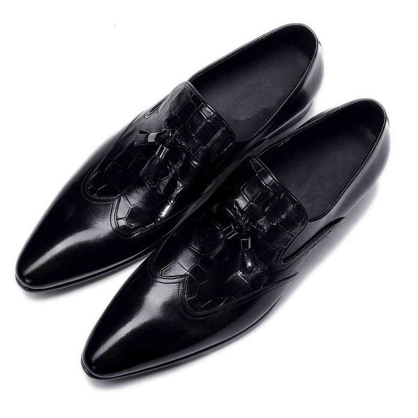 dress shoes summer pointed men's business formal wear luxury social contact office shoes pattern tassel bridegroom weddi, Black
dress shoes summer pointed men's business formal wear luxury social contact office shoes pattern tassel bridegroom weddi, Black