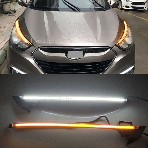 2pcs led daytime running light for hyundai ix35 2010 2011 2012 2013 yellow turn signal relay car headlight eyebrow decoration
2pcs led daytime running light for hyundai ix35 2010 2011 2012 2013 yellow turn signal relay car headlight eyebrow decoration