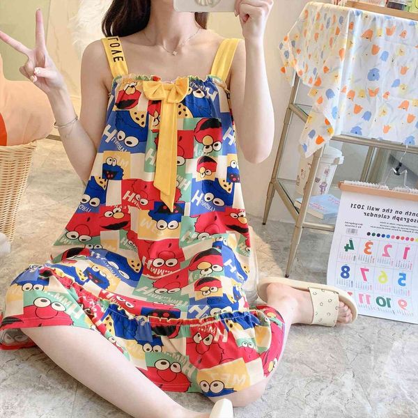 nightgowns cute bow sleeveless women sleepwear loose fashion casual korean style sleep shirts sweet girls printed comfortable girl dress, Black;red
nightgowns cute bow sleeveless women sleepwear loose fashion casual korean style sleep shirts sweet girls printed comfortable girl dress, Black;red